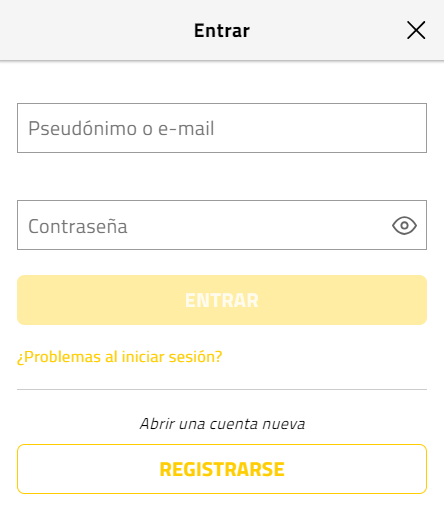 Entrar con Código Bono AdmiralBet